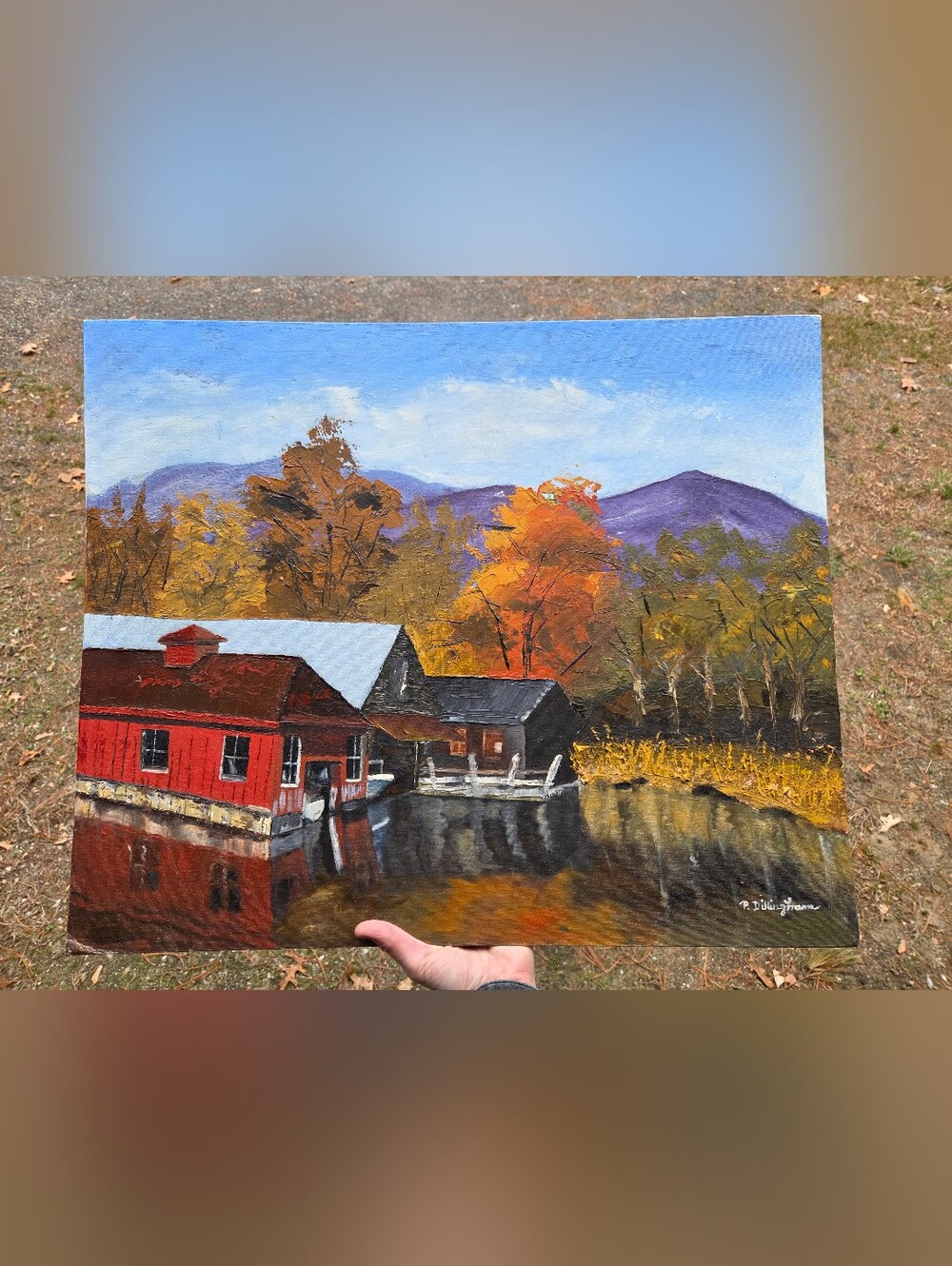 Vintage P. Dillingham Landscape Painting